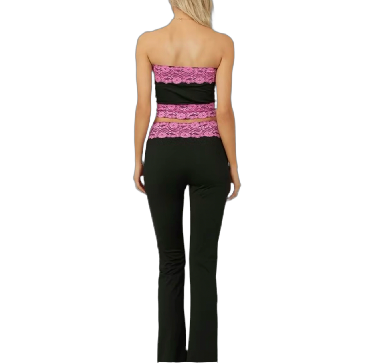 Pink Lace Set