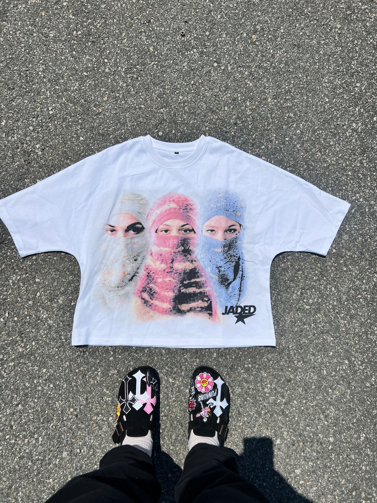 One of One Oversized Cropped Tee Shirt